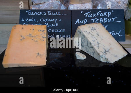 Salisbury, UK. 23rd Nov, 2017. Salisbury Christmas markets opens to a a slow start. Credit Paul Chambers Credit: © Paul Chambers/Alamy Stock Photo/Alamy Live News Stock Photo