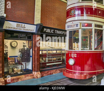 England, East Riding of Yorkshire, Kingston upon Hull city, The Museums Quarter,  Streetlife Transport Museum Stock Photo