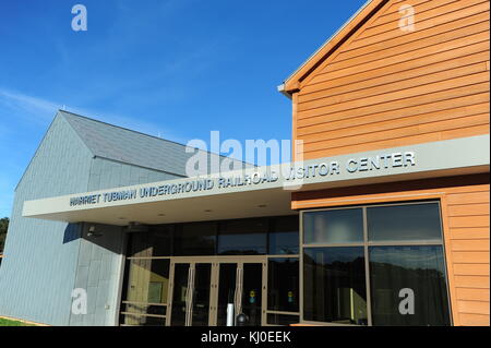 Exterior of The Harriot Tubman Underground Railroad Visitor Center museum in Church Creek Maryland Eastern Shore National Park Service Stock Photo