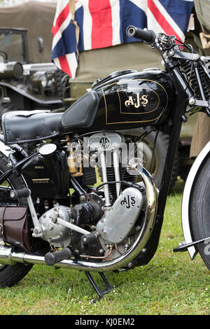 Ajs motorcycle tank badge hi-res stock photography and