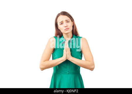 Emotional young woman Stock Photo