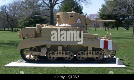 M3 jeb stuart honey light tank Stock Photo