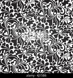 Excellent seamless floral background Stock Vector