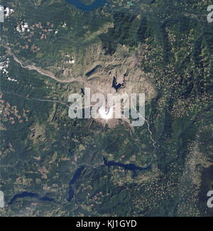 Site of the Mount St Helens Volcanic eruption, as it appeared in 1995. On May 18, 1980, a major volcanic eruption occurred at Mount St. Helens, a volcano located in the state of Washington, United States. The eruption (a VEI 5 event) was the only significant volcanic eruption to occur in the contiguous 48 U.S. states since the 1915 eruption of Lassen Peak in California.[1] However, it has often been declared as the most disastrous volcanic eruption in United States history Stock Photo