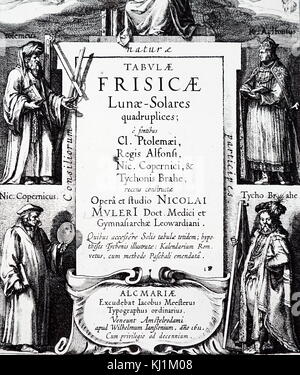 Title page of Nicolaus Mulerius (15641630) ''Tanulae Frisicae Lunae