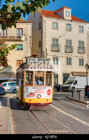 Carrinho, Lisboa - Trolley, Lisbon, Portugal Stock Photo
