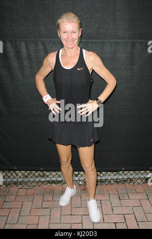 ***JANA NOVOTNA HAS PASSED AWAY*** BOCA RATON, FL - NOVEMBER 21: Jana Novotna attends The 26th Annual Chris Evert/Raymond James Pro-Celebrity Tennis Classic Gala held at the Boca Resort and Spa on November 21, 2015 in Boca Raton, Florida. Credit: mpi04/MediaPunch Stock Photo