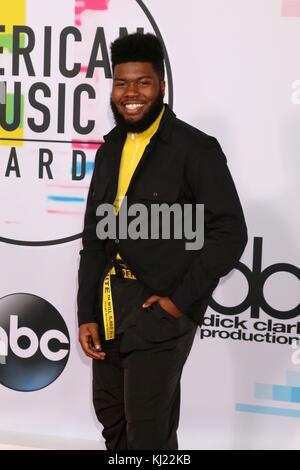 Los Angeles, CA, USA. 19th Nov, 2017. Khaled at arrivals for 2017 American Music Awards (AMAs) - Arrivals 3, Microsoft Theater, Los Angeles, CA November 19, 2017. Credit: Priscilla Grant/Everett Collection/Alamy Live News Stock Photo