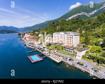 Tremezzo - Grand hotel on Como lake Stock Photo