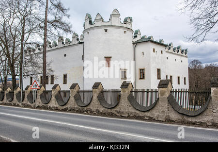 Beautiful chateau Strazky, Slovak republic. Cultural heritage. Architectural theme. Stock Photo
