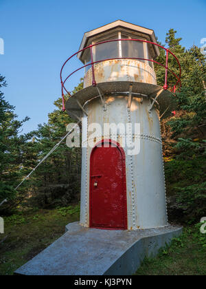 Cow Head Lighthouse, Gros Morne National Park, Newfoundland, Canada. Stock Photo