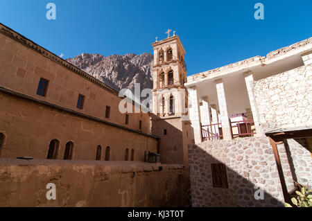 Saint Catherine's Monastery - Basilica of the Transfiguration in the Sinai Peninsula, Egypt. Stock Photo