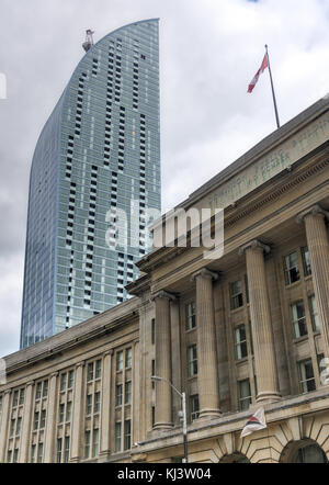 The Dominion Public Building in Toronto. The 5 storey Dominion Public Building was built between 1926 to 1935 for the government of Canada. Stock Photo
