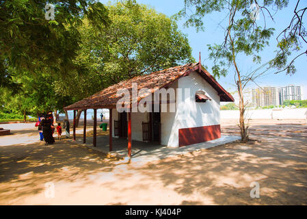 Cottage, Sabarmati Ashram, One of the residences of Mahatma Gandhi , Ahmedabad, Gujarat, India Stock Photo