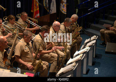 MCPON 50th Anniversary concert at the U.S. Navy Memorial (36019939033) Stock Photo