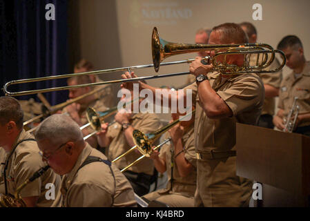 MCPON 50th Anniversary concert at the U.S. Navy Memorial (35994983874) Stock Photo