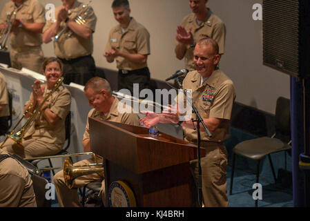 MCPON 50th Anniversary concert at the U.S. Navy Memorial (36829339285) Stock Photo