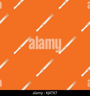Tweezers pattern seamless Stock Vector