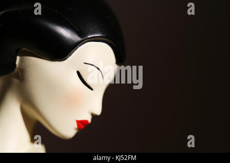 Geisha Porcelain doll Stock Photo