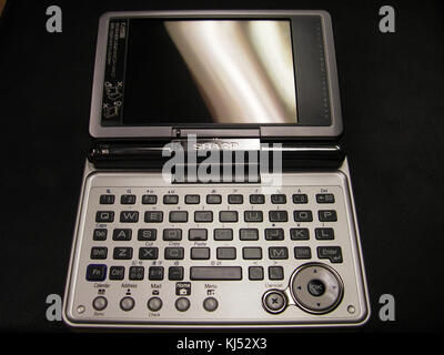 Sharp Zaurus SL-C1000 -- open and shiny Stock Photo - Alamy