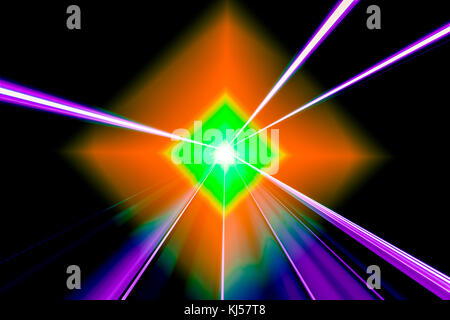 abstract background with blurred light curved lines Stock Photo