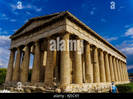 Temple of Hephaestus. Ancient Greek place of worship located at the ...