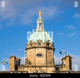 Bank of Scotland headquarters on The Mound, Edinburgh, Scotland, UK Stock Photo