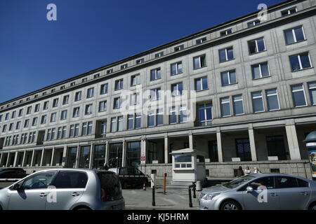 Ministry of Economic Development Headquarters, Warsaw, Poland. 2017 Stock Photo