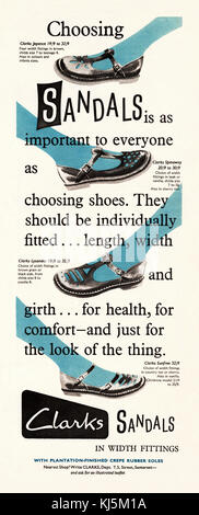 clarks children's shoes 1960s