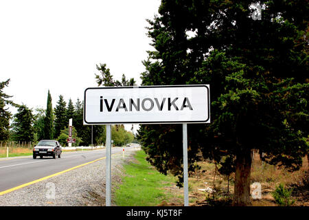 Ivanovka village, Azerbaijan. Ivanovka is a village with mainly Stock ...
