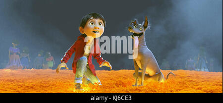 COCO, from left: Miguel (voice: Anthony Gonzalez), Hector (voice: Gael  Garcia Bernal), 2017. © Walt Disney Studios Motion Pictures /Courtesy  Everett Collection Stock Photo - Alamy