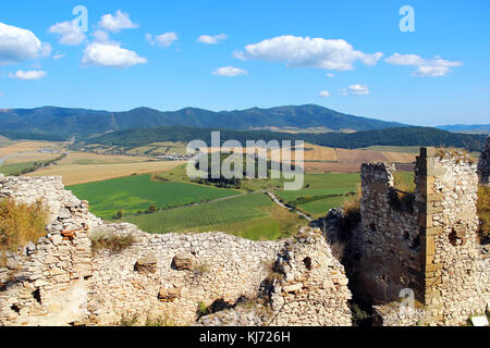 Ruins of Spis Castle (Spissky hrad) in Slovakia Stock Photo