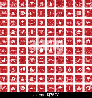 Kids games icons set, grunge style Stock Vector Image & Art - Alamy