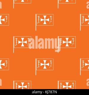 Flag of Columbus pattern seamless Stock Vector