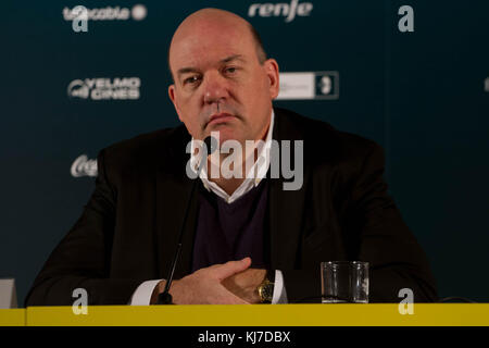 Gijon, Spain. 21st Nov, 2017. The American actor John Carroll Lynch at the International film Festival of Gijón (FICX) to present his first film as director in 'Lucky'. Credit: Mercedes Menendez/Pacific Press/Alamy Live News Stock Photo