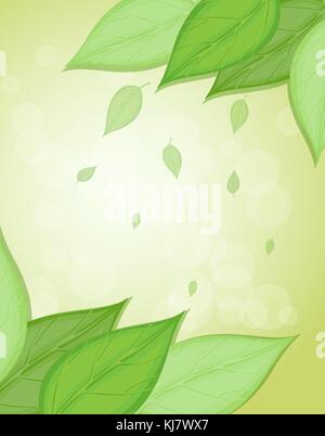 Illustration of a special paper with big pointed leaves Stock Vector ...