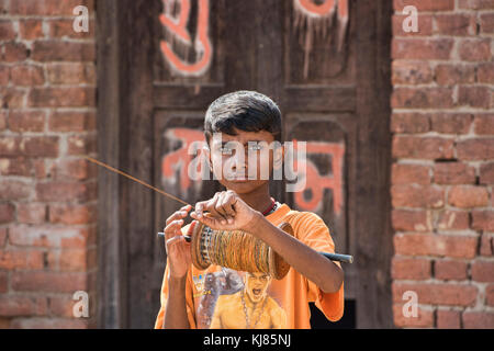 The kite runner, Kathmandu, Nepal Stock Photo