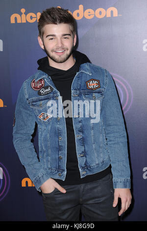 NEW YORK, NY - NOVEMBER 11: Jack Griffo attends the Nickelodeon Halo Awards 2016 at Pier 36 on November 11, 2016 in New York City.  People:  Jack Griffo Stock Photo