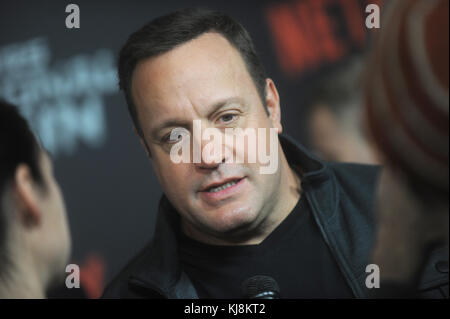 NEW YORK, NY - NOVEMBER 03: Kevin James  attends the Netflix premiere of 'True Memoirs of An International Assassin' at AMC Lincoln Square Theatre on November 3, 2016 in New York City  People:  Kevin James Stock Photo