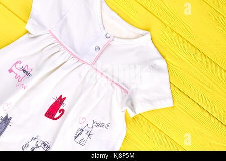 Download Baby Girl Cute Yellow Sundress Infant Girl Casual Printed Dress On Stock Photo Alamy PSD Mockup Templates