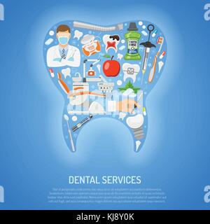 Dental Services Concept Stock Vector