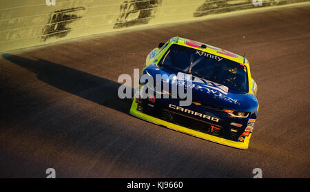 Homestead, Fla, USA. 17th Nov, 2017. Brandon Jones, driver of the (33) Jeld Wen/Menards Chevrolet, runs during the 23rd Annual Ford EcoBoost 300 - NASCAR XFINITY Series - practice at the Homestead-Miami Speedway in Homestead, Fla. Mario Houben/CSM/Alamy Live News Stock Photo