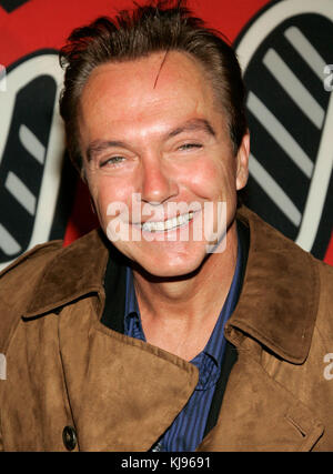 May 6, 2006 - New York City, New York, U.S. - 21 November 2017 - David Cassidy, pop culture idol of the 1970s, died Tuesday in a Florida hospital at the age of 67. His publicist JoAnn Geffen confirmed his death, with a statement from his family. 'On behalf of the entire Cassidy family, it is with great sadness that we announce the passing of our father, our uncle, and our dear brother, David Cassidy. David died surrounded by those he loved, with joy in his heart and free from the pain that had gripped him for so long. Thank you for the abundance and support you have shown him these many years Stock Photo