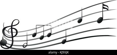 Illustration of the signs and symbols of music on a white background Stock  Vector Image & Art - Alamy
