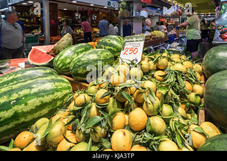 Olivar Market, Mallorca, Balearic Isles, Spain Stock Photo