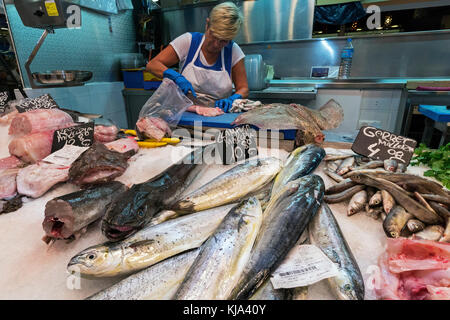 Olivar Market, Mallorca, Balearic Isles, Spain Stock Photo