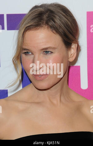 NEW YORK, NY - SEPTEMBER 12: Renee Zellweger attends the 'Bridget Jones' Baby' New York premiere at The Paris Theatre on September 12, 2016 in New York City.   People:  Renee Zellweger Stock Photo