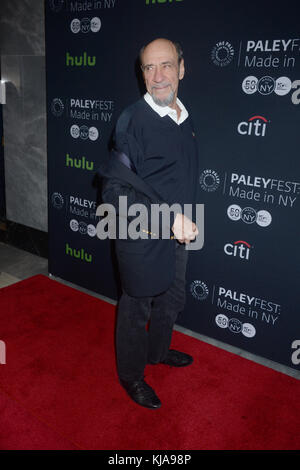 NEW YORK, NY - OCTOBER 06: F. Murray Abrahamattends the PaleyFest New York 2016 'Homeland' screening and panel discussion at The Paley Center for Media on October 6, 2016 in New York City.    People:  F. Murray Abraham Stock Photo