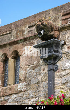 UK, England, Derbyshire, Hartington, old iron garden gate with no ...