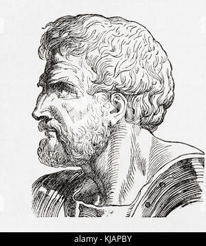 Gaius Marius, 157 - 86 BC.  Roman general, statesman and consul of the Roman Republic.  From Ward and Lock's Illustrated History of the World, published c.1882. Stock Photo